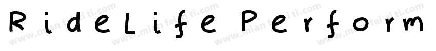 RideLife Performance字体转换